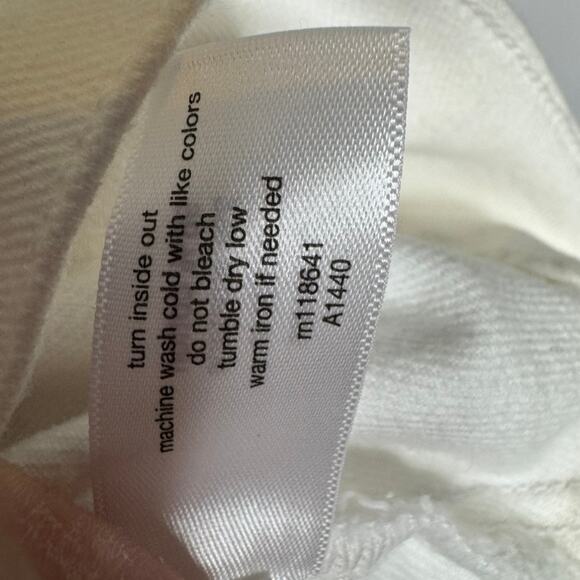 Lane Bryant Plus Size White Denim Trucker Jacket Cropped 24 NWT - Picture 7 of 8